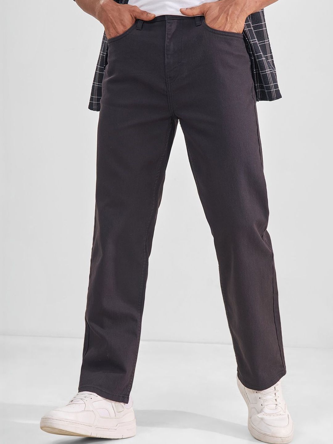 HIGHLANDER Men Straight Fit Mid-Rise Jeans