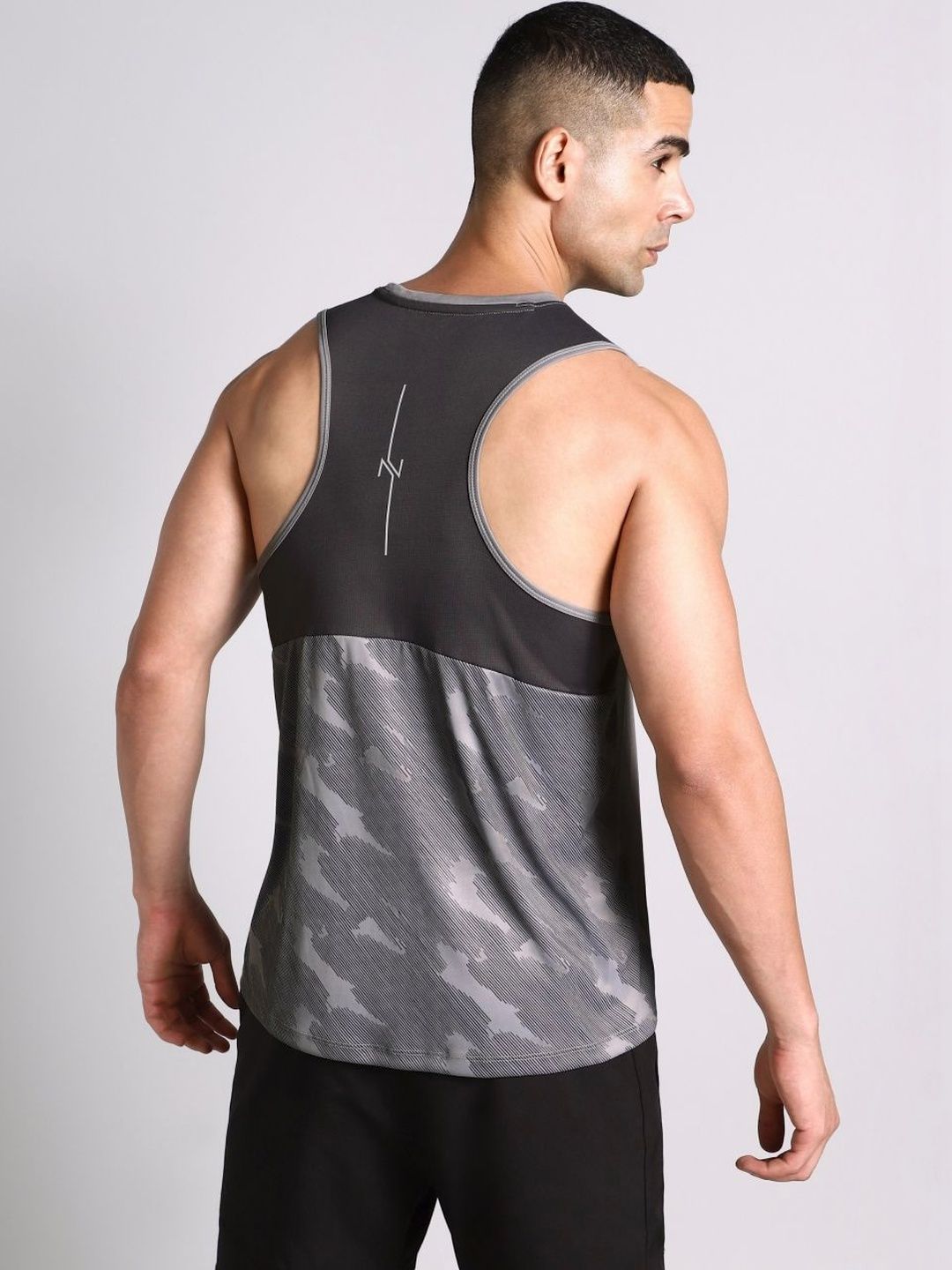 CULT Men Grey Urban Camo Motion Forward Running Tank