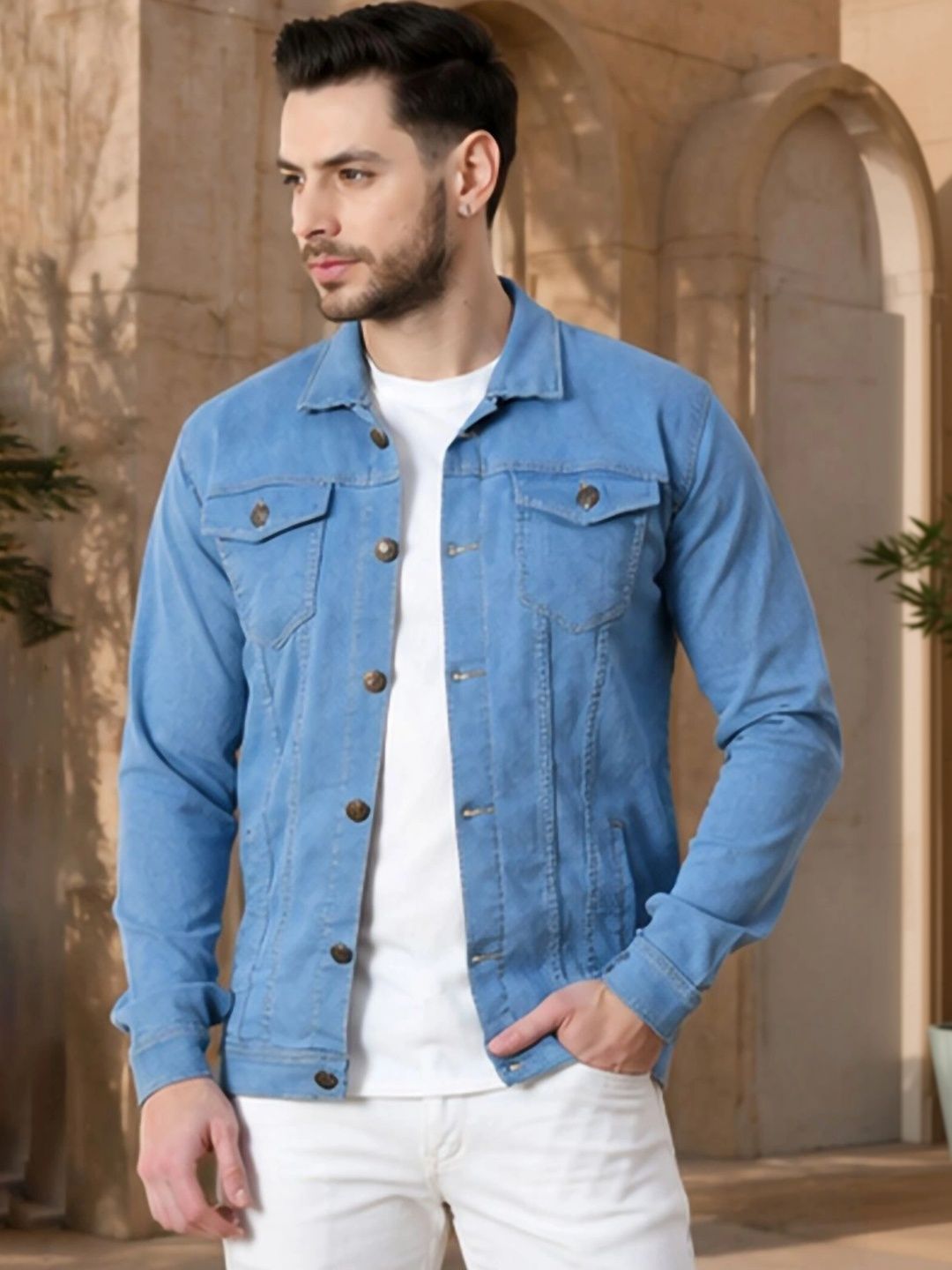 Mevan Men Outdoor Denim Jacket