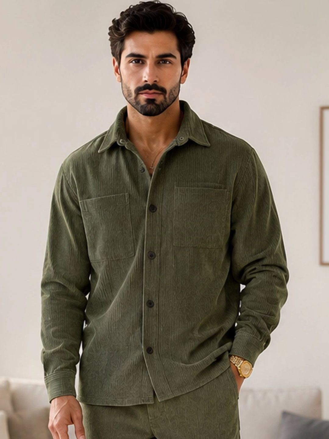 StyleCast Men Open Front Jacket