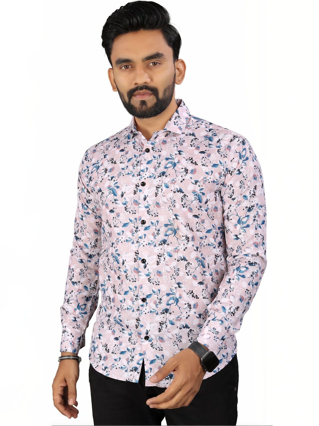 AITAVIK OVERSEAS Men Classic Floral Printed Casual Shirt