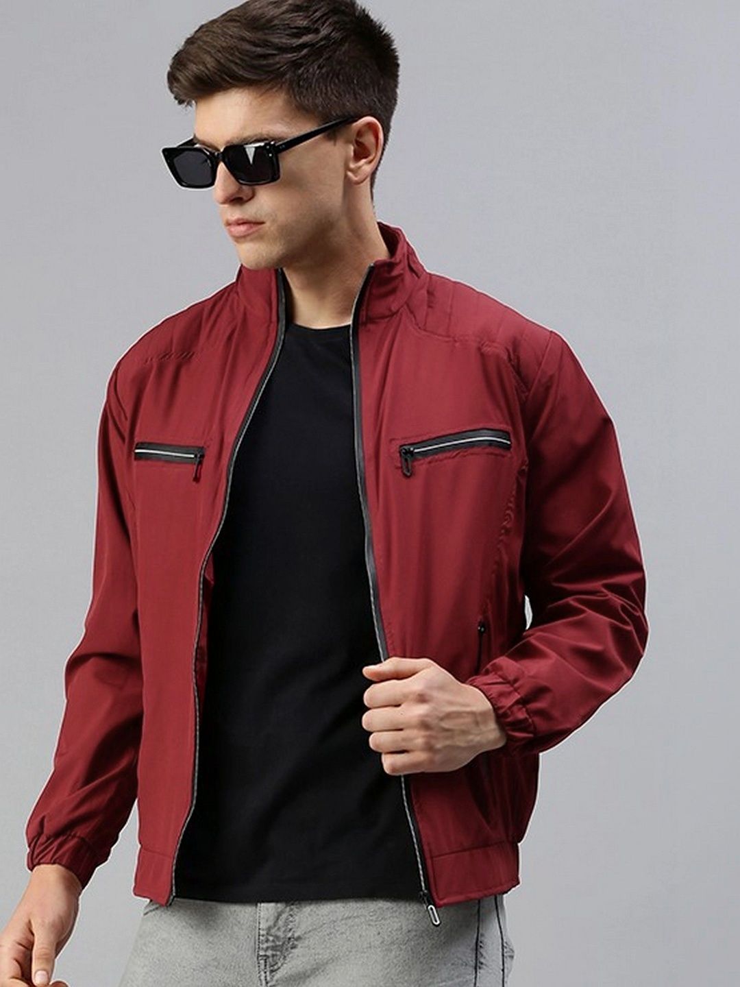 Kaali Peeli Kaali Peeli Men Lightweight Bomber Jacket