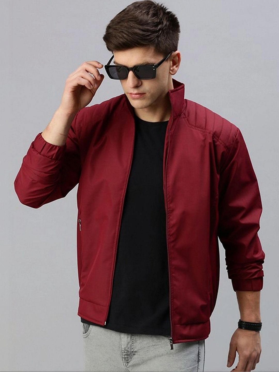 Kaali Peeli Men Lightweight Bomber Jacket
