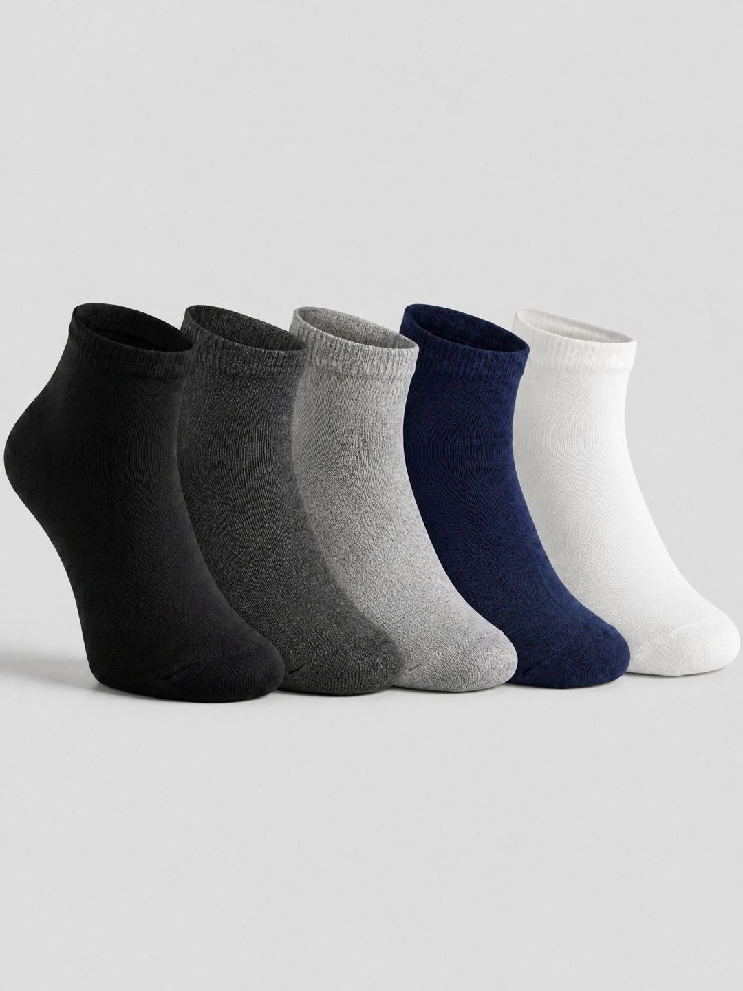 Moda Rapido Men Pack of 5 Cotton Blend Ankle Length Socks
