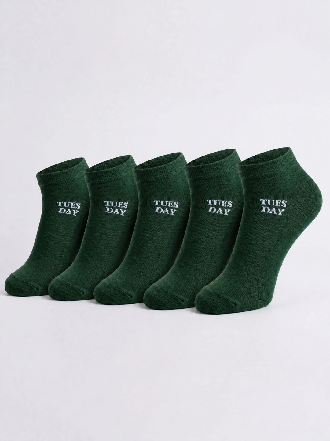 Moda Rapido Men Pack of 5 Cotton Blend Patterned Ankle Length Socks