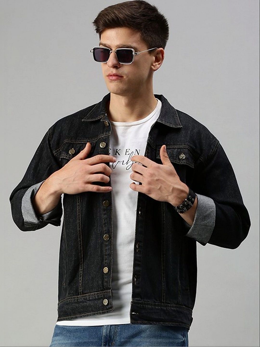 Kaali Peeli Kaali Peeli Men Denim Jacket