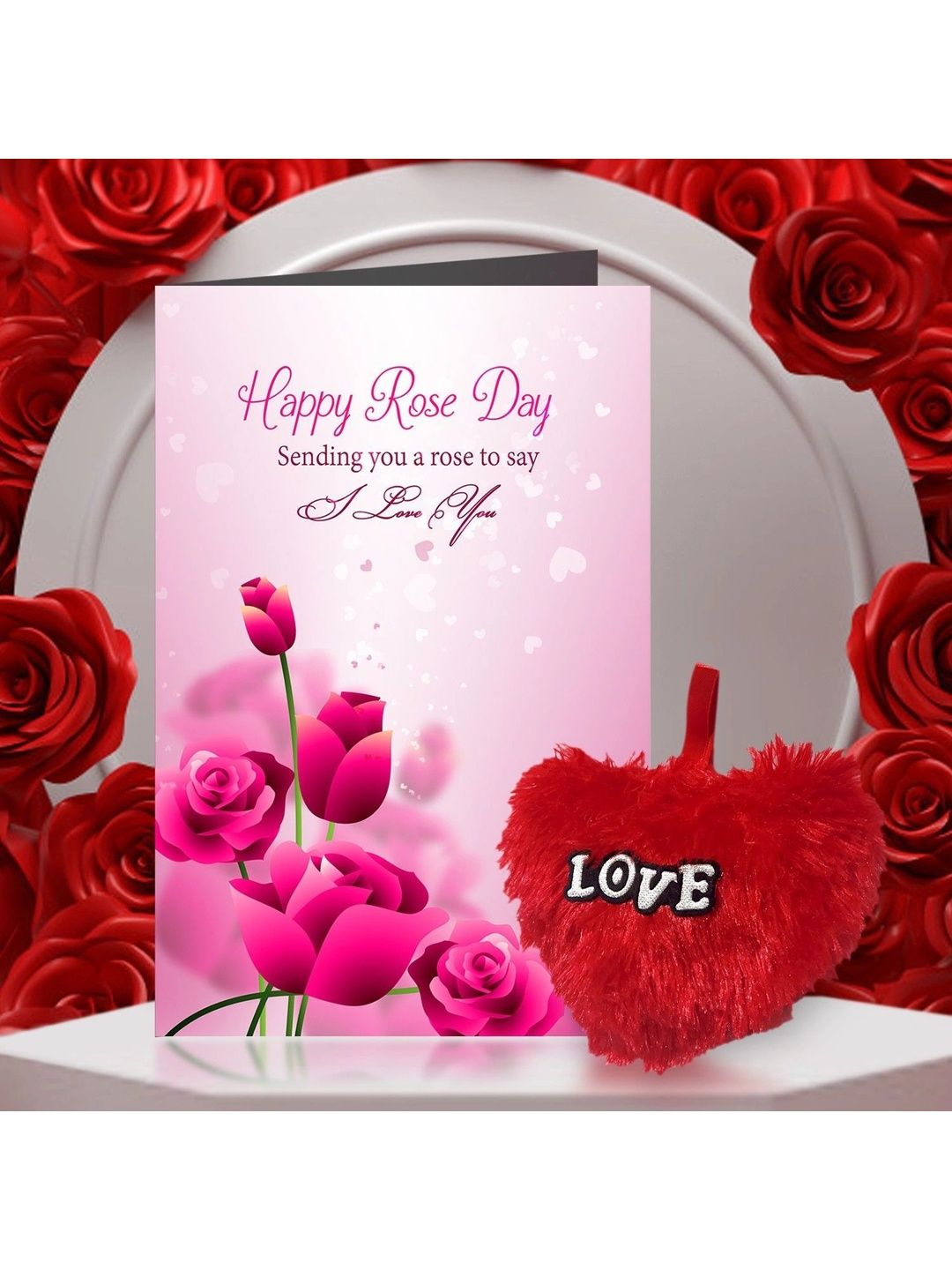 GIFT MY PASSION 2-Pieces White Printed Gift Set