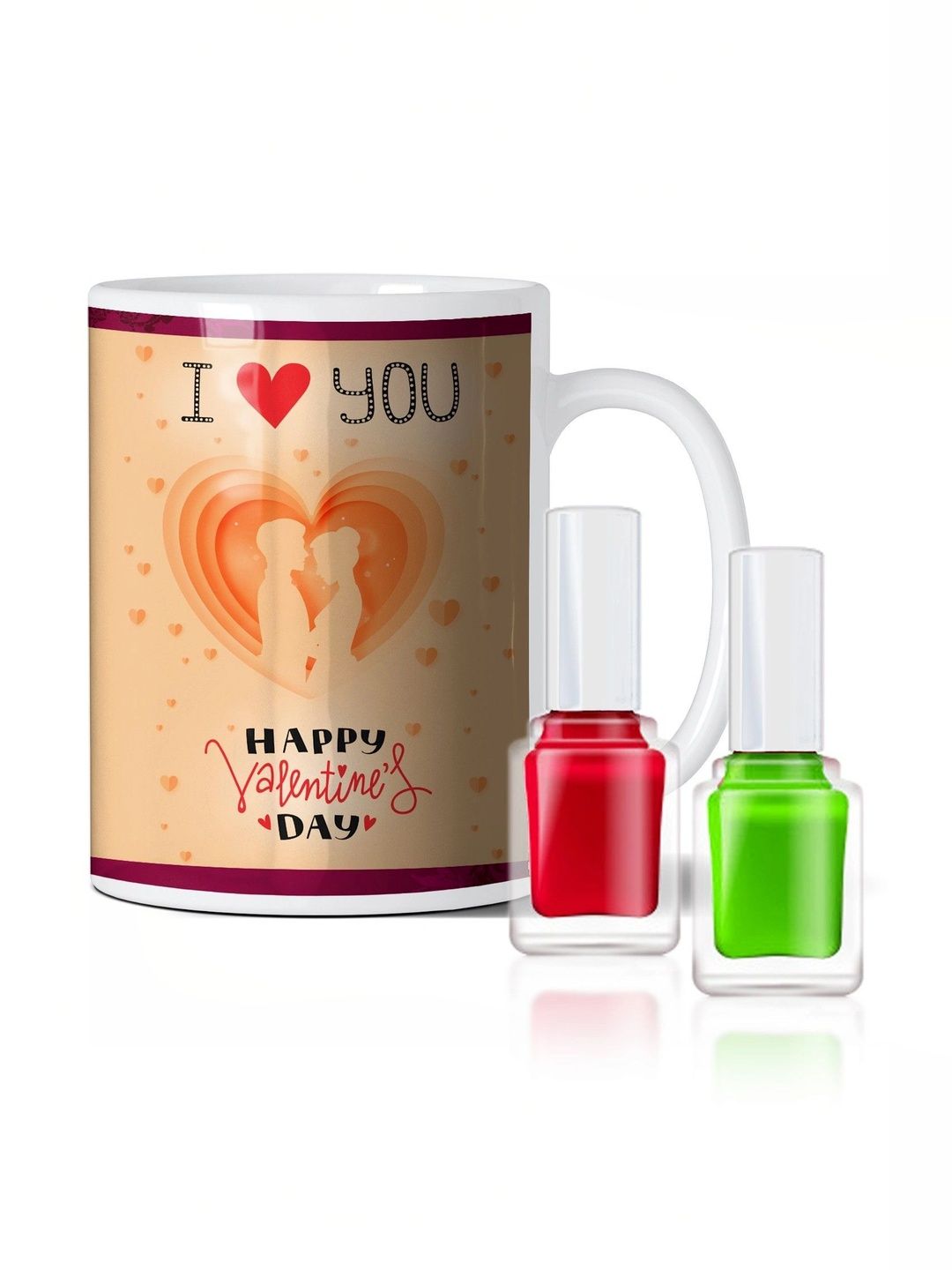 GIFT MY PASSION 2-Pieces White Printed Gift Set
