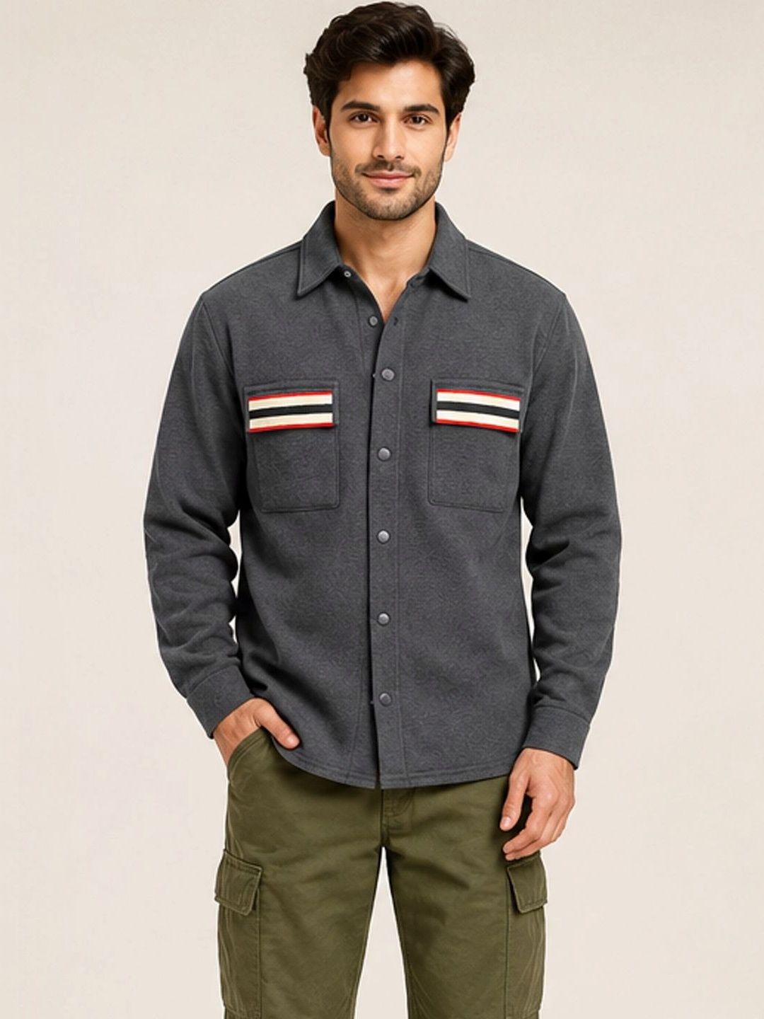StyleCast Men Open Front Jacket