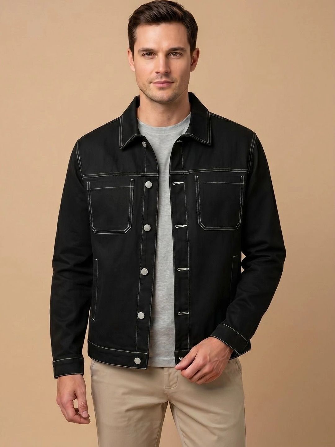 The Roadster Lifestyle Co. Men Denim Jacket