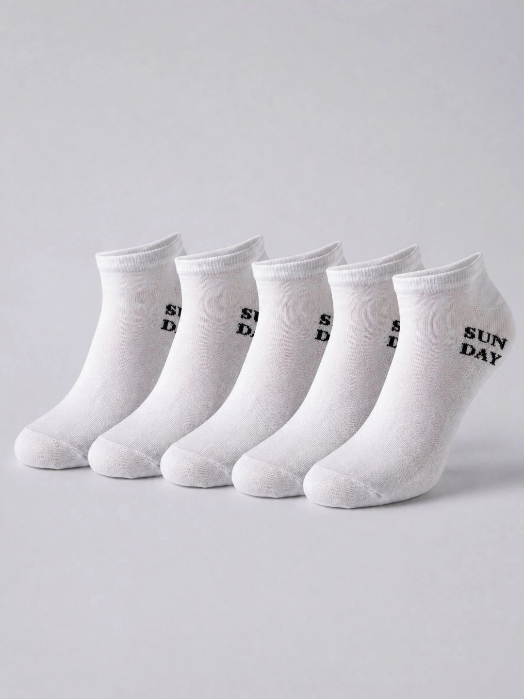 Moda Rapido Men Pack of 5 Cotton Blend Patterned Ankle Length Socks