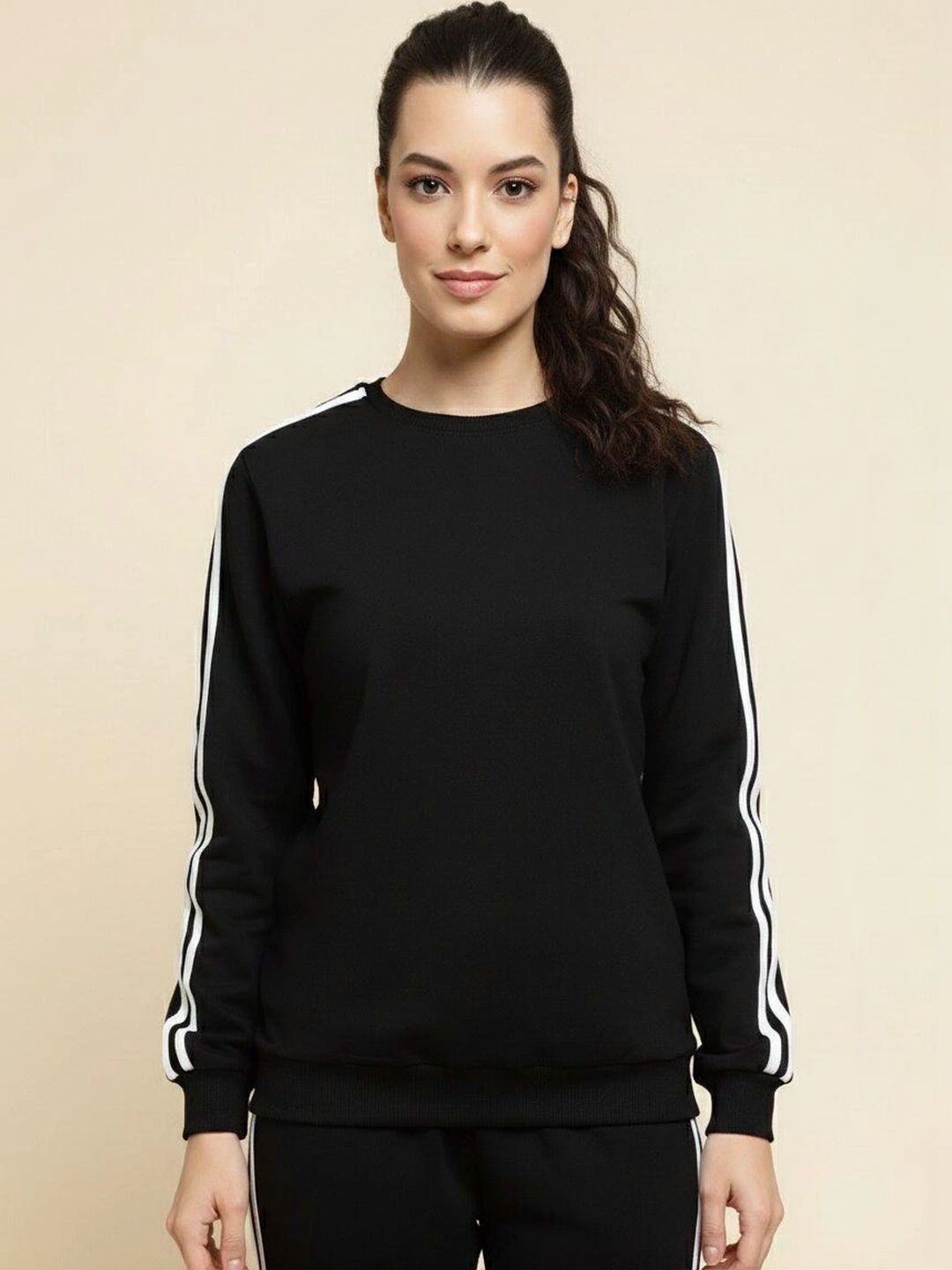 TENACITY Women Colourblocked Sweatshirt