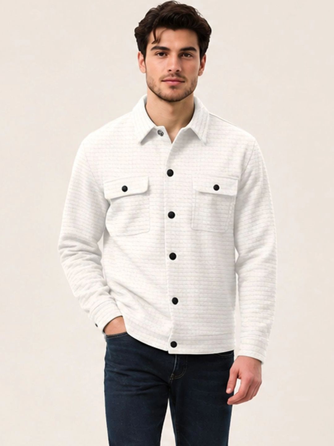 StyleCast Men Open Front Jacket