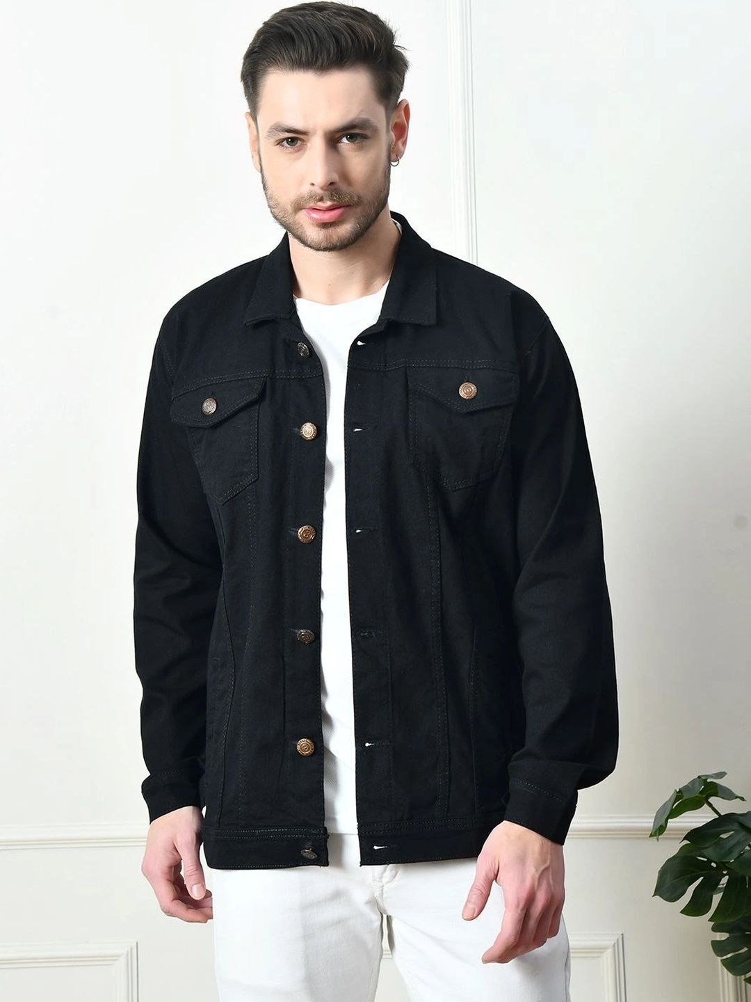 LINARIA Men Outdoor Denim Jacket