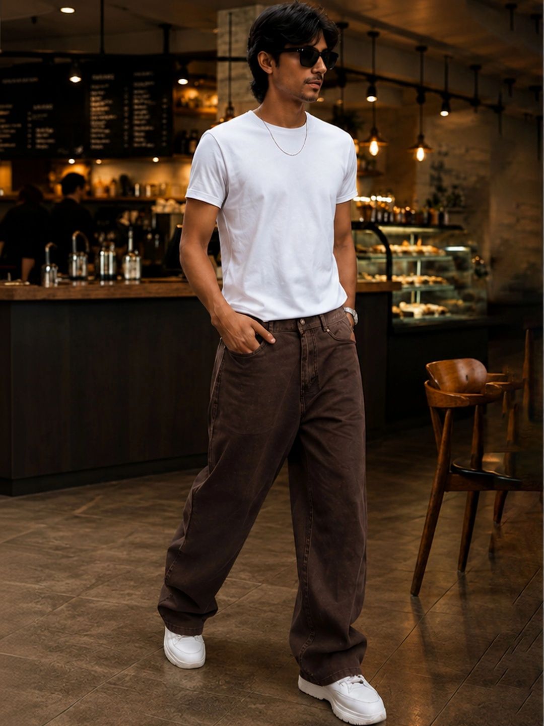 Kook N Keech Men Classic Relaxed Fit Mid-Rise Stretchable Jeans