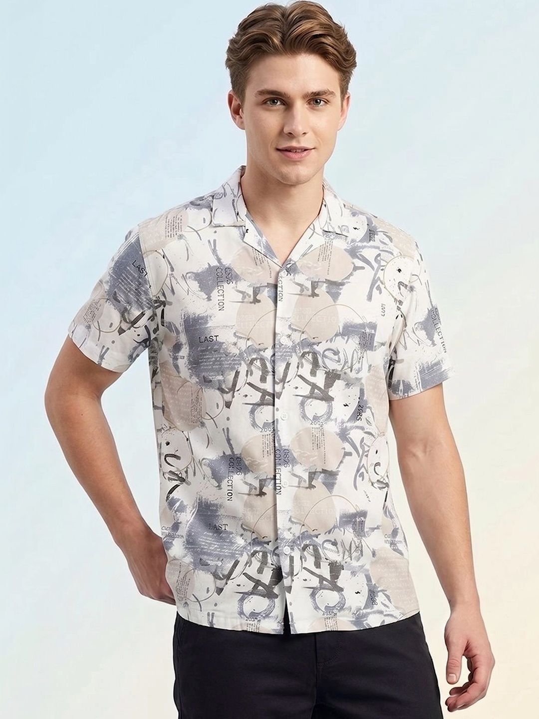 Roadster Men Comfort Printed Casual Shirt