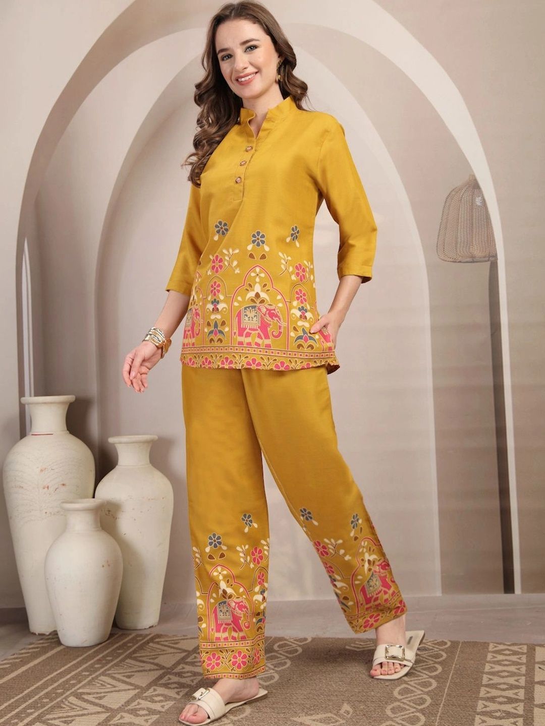 FABINALIV Women Printed Night suit