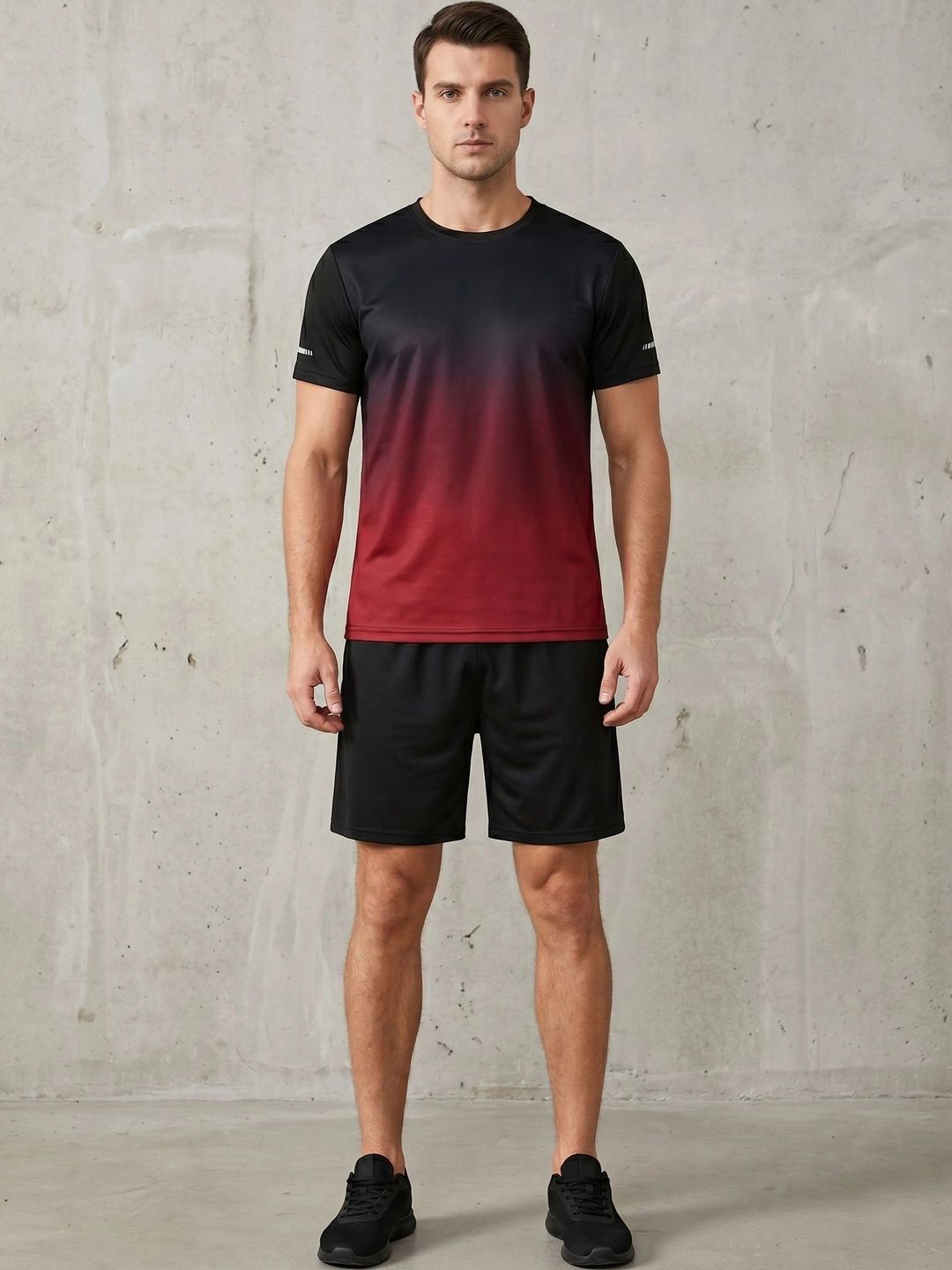 ENRIZZ ENRIZZ Dyed T-shirt with Shorts