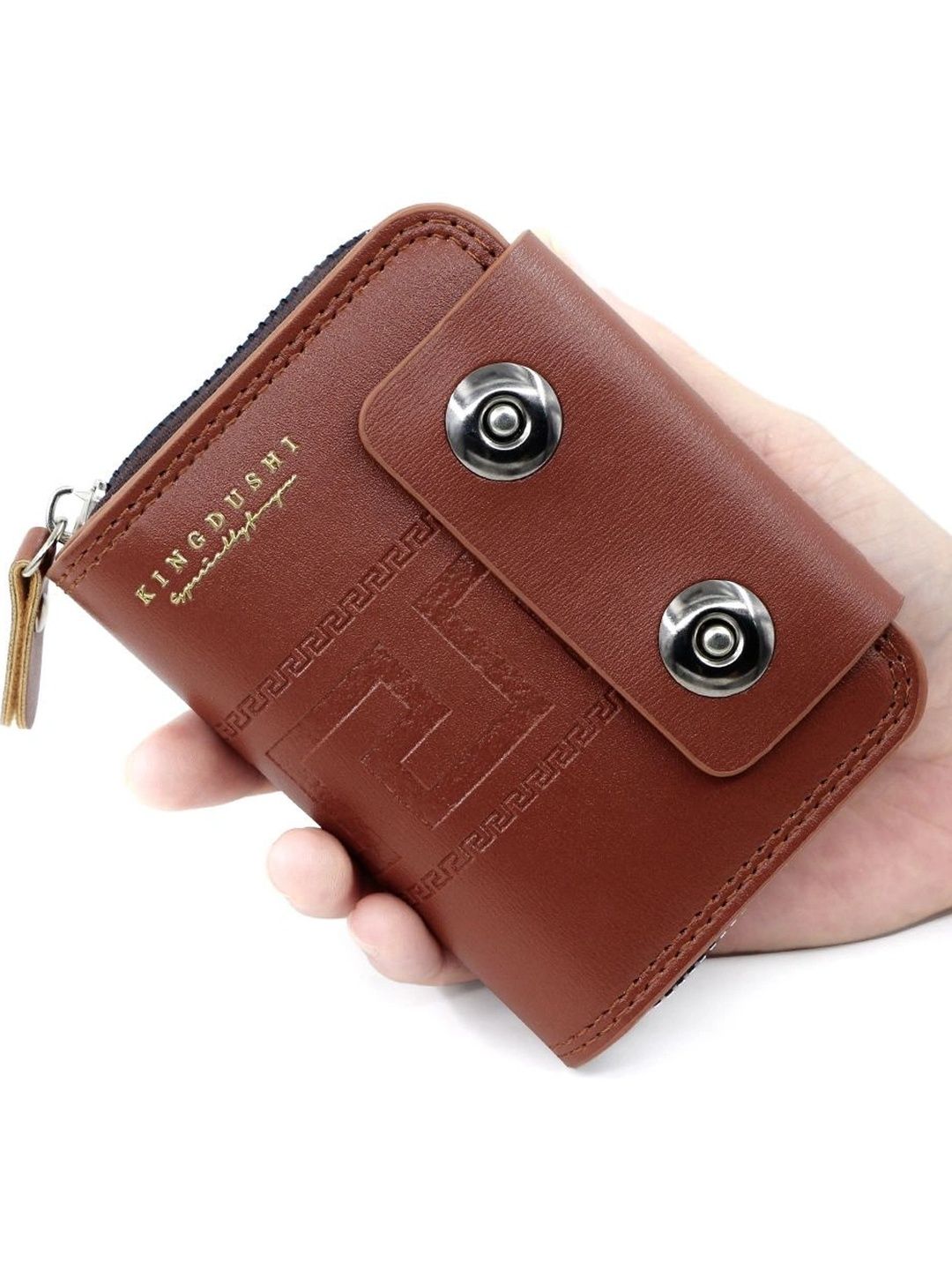 Pieru Men Printed PU Card Holder