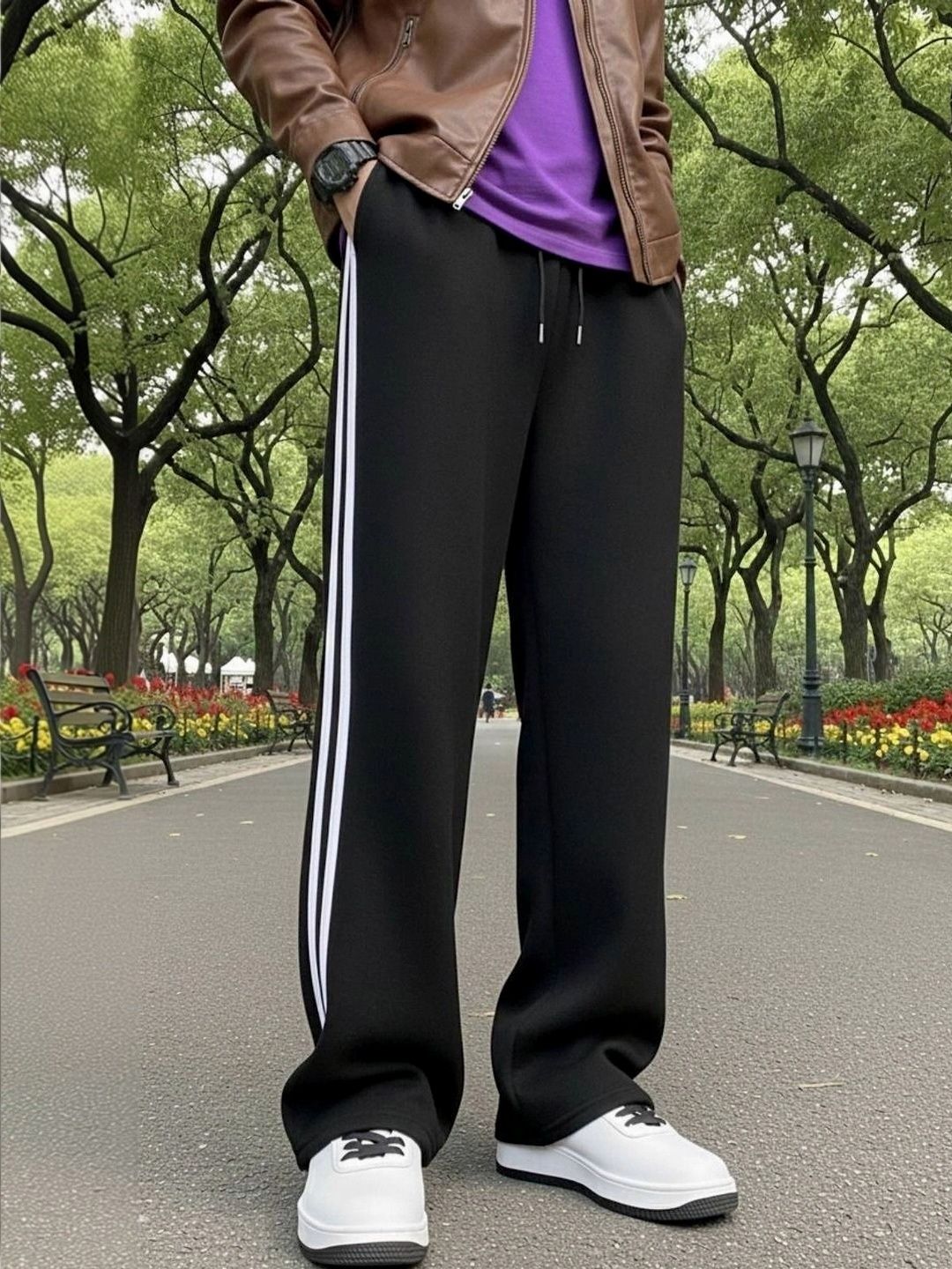 Else and What Men Baggy Training Track Pants