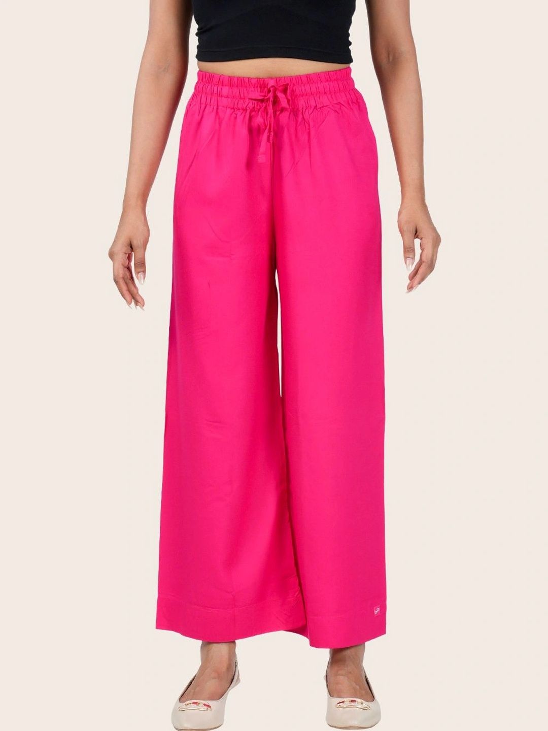 Fly Birds Women Knitted Ethnic Palazzos