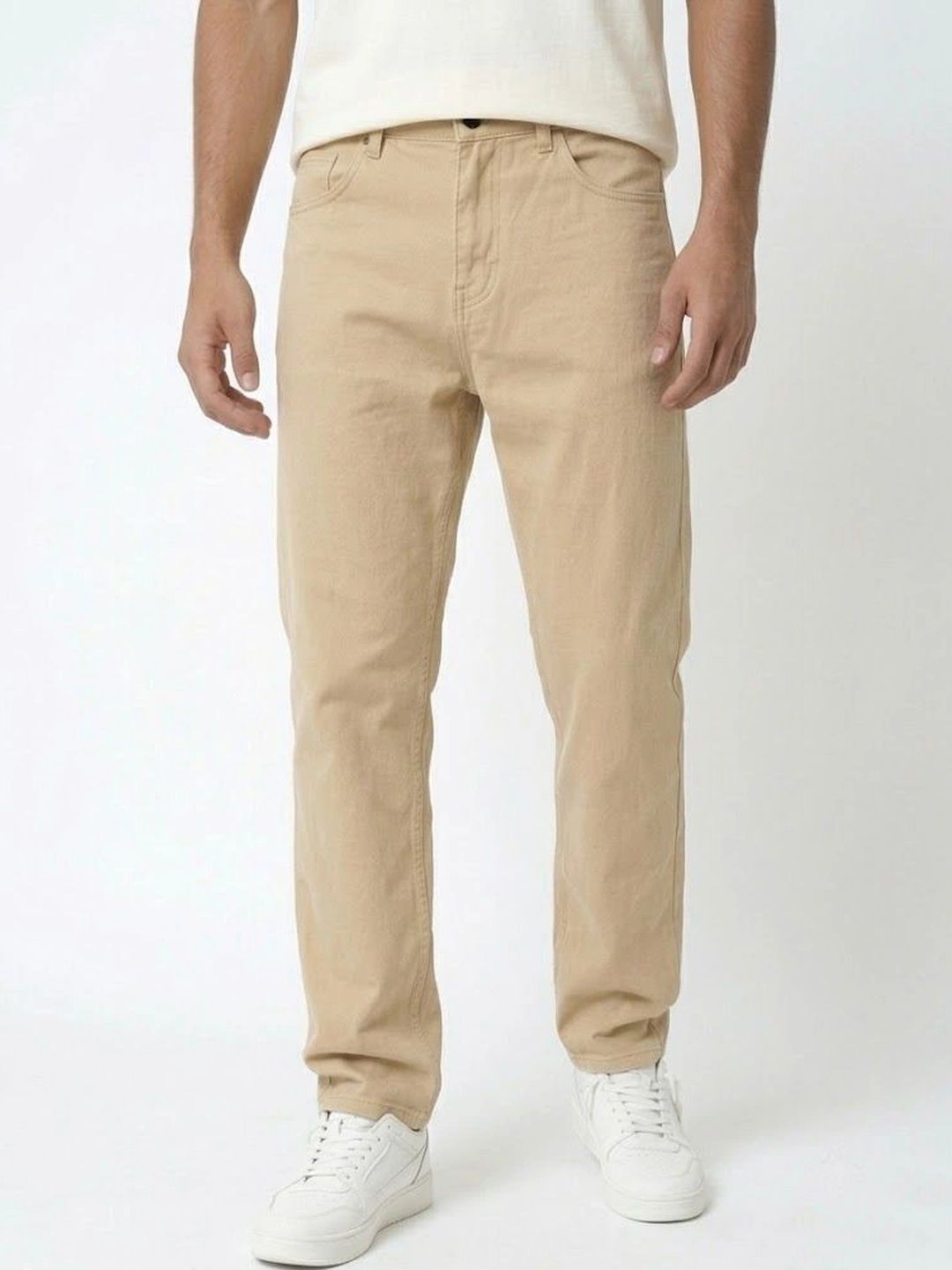 HERE&NOW Men Relaxed Fit Mid-Rise Stretchable Jeans