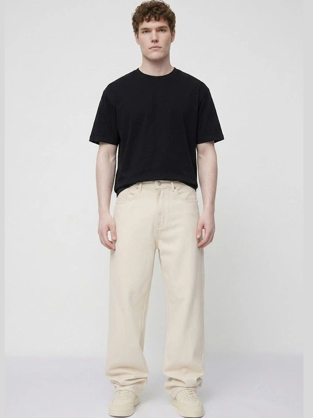 HERE&NOW Men Relaxed Fit Mid-Rise Stretchable Jeans