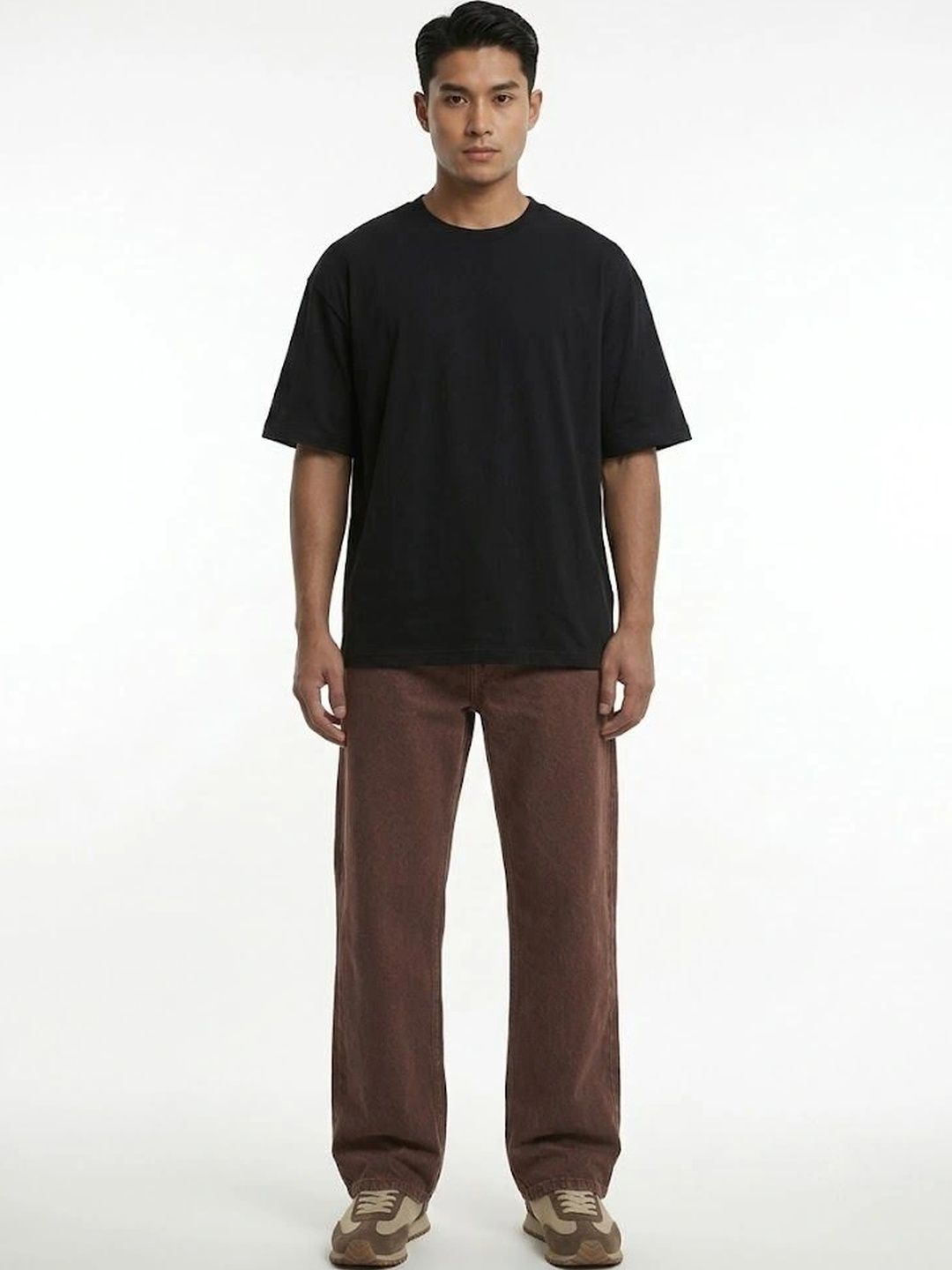HERE&NOW Men Relaxed Fit Mid-Rise Stretchable Jeans
