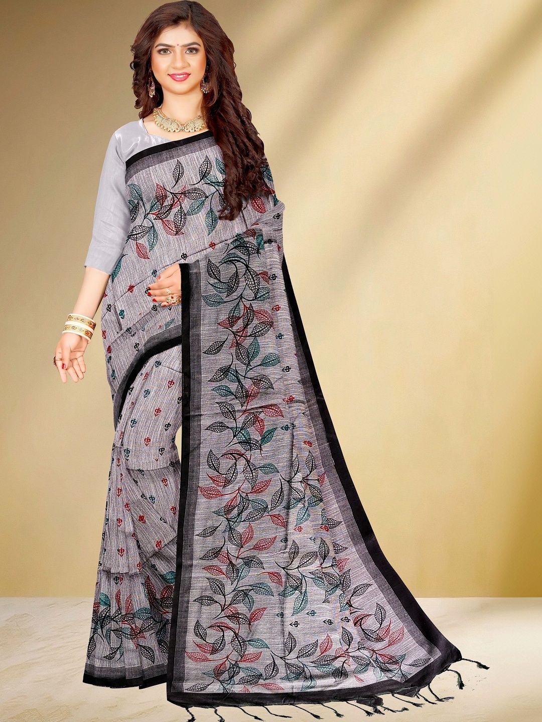 Joyguru Textile Pure Cotton Saree