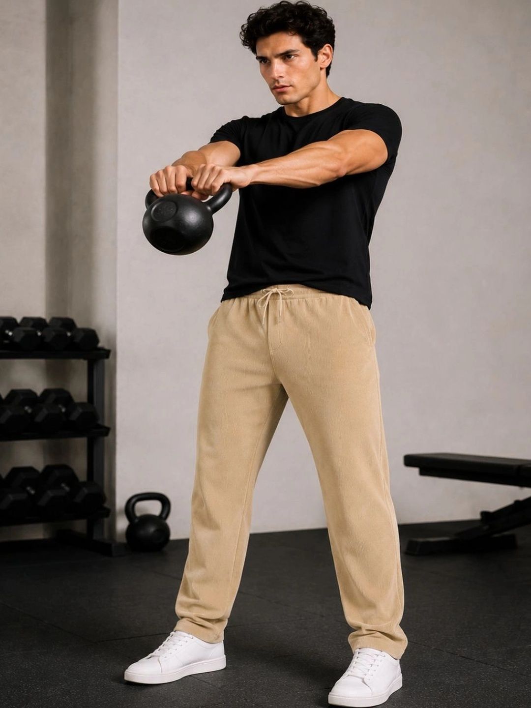 ENRIZZ Men Regular Fit Training Track Pants