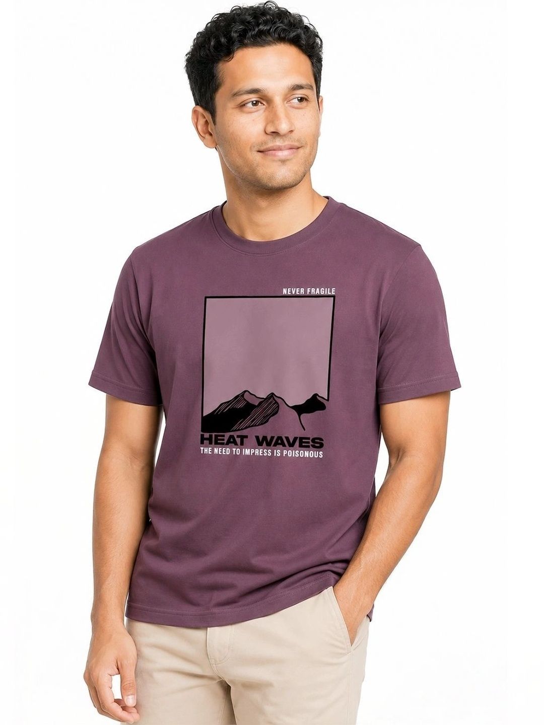 RAAX RAAX Men Printed Pure Cotton T-shirt