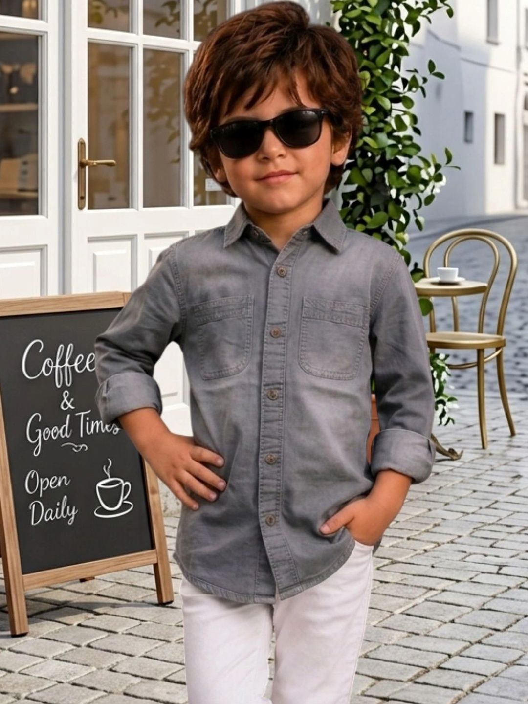 Buy XBOYZ Boys Classic Casual Shirt - Shirts for Boys 43529525