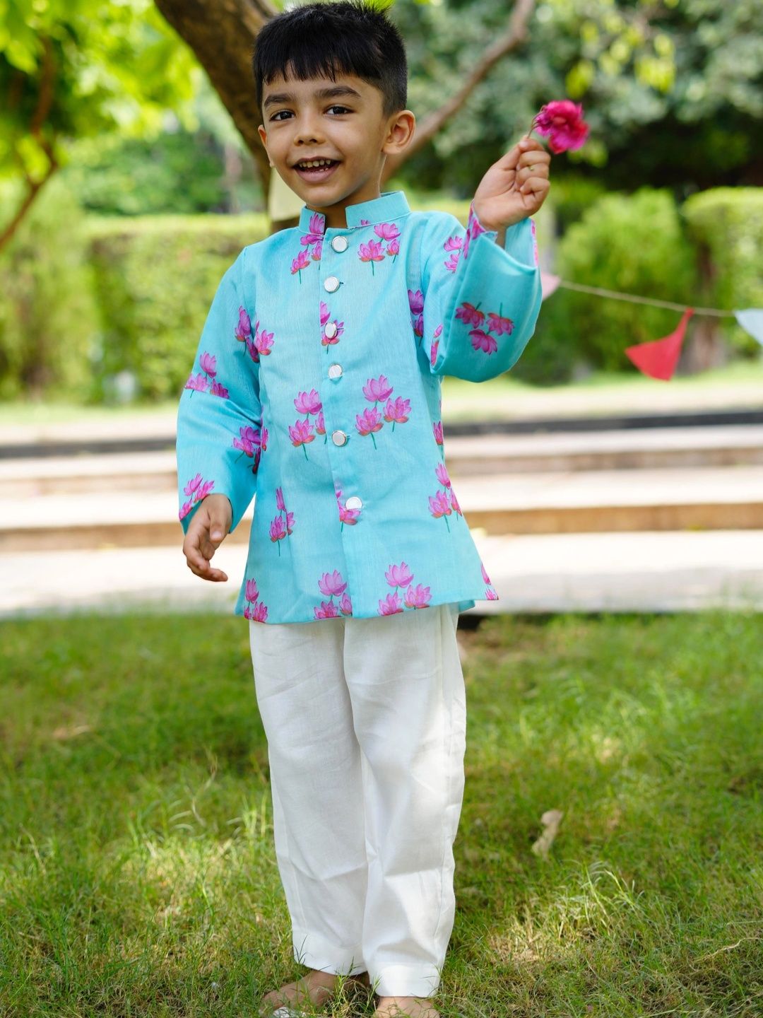 VEENISHII Printed Woven Nehru Jackets
