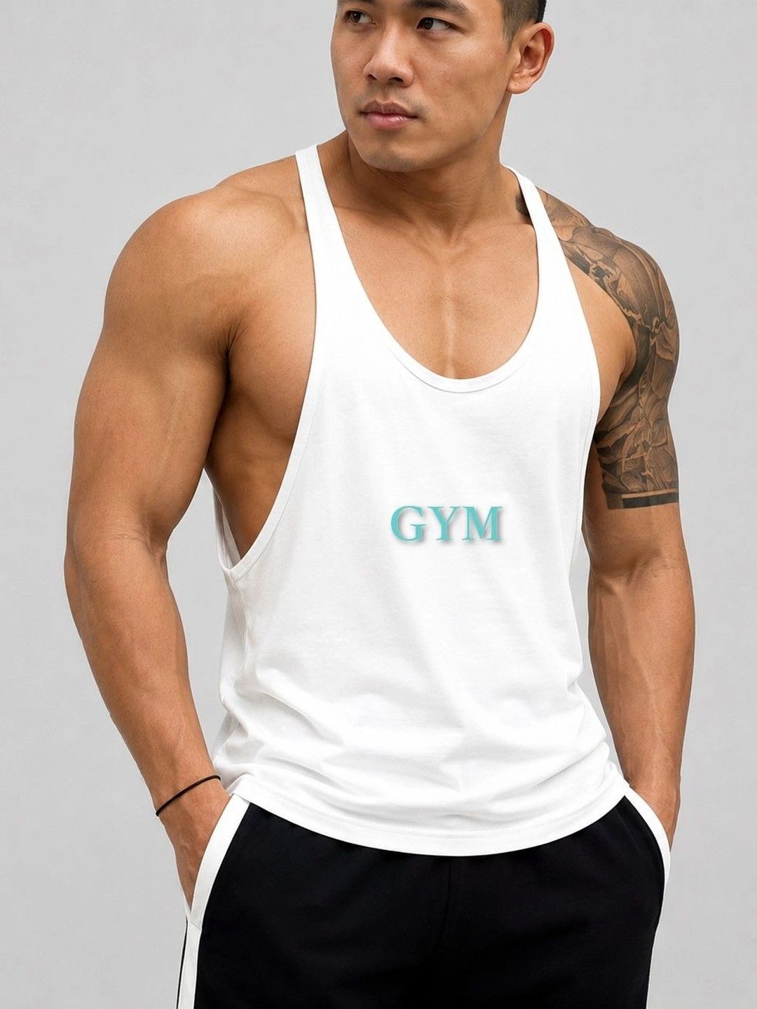VTSPORTS Printed Gym Vest