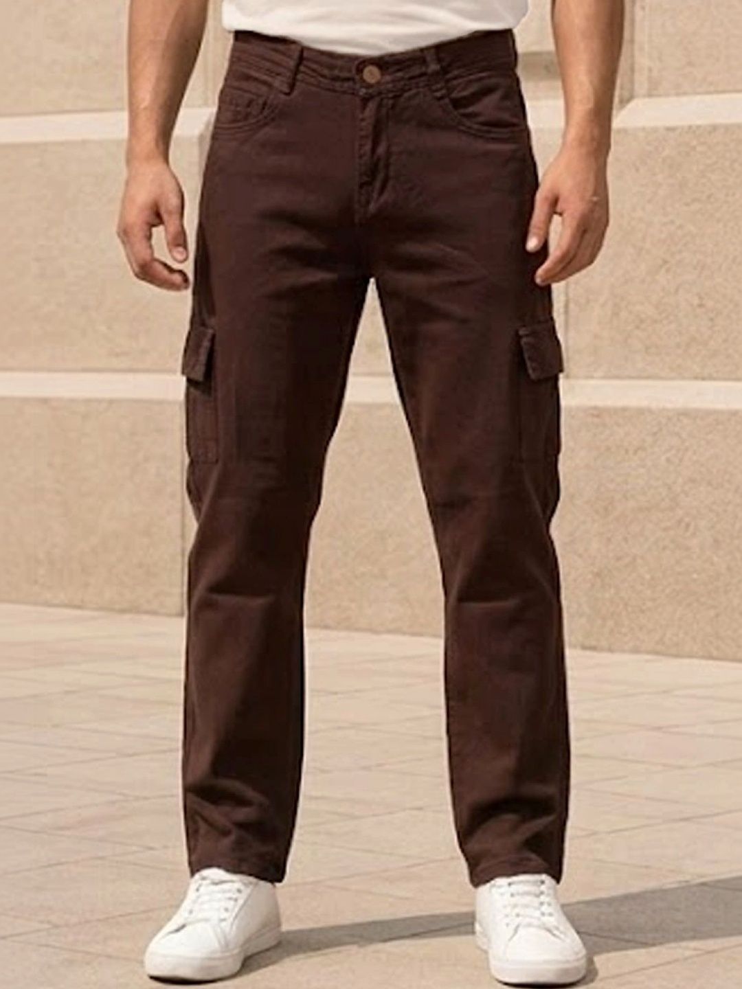 Metronaut Men Classic Relaxed Fit Mid-Rise Stretchable Jeans