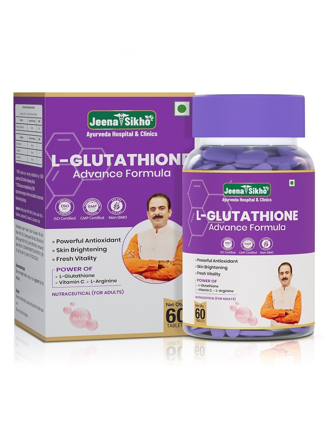 GRACE BERRY Set Of 3 Glutathione & Vitamin C Effervescent Tablets