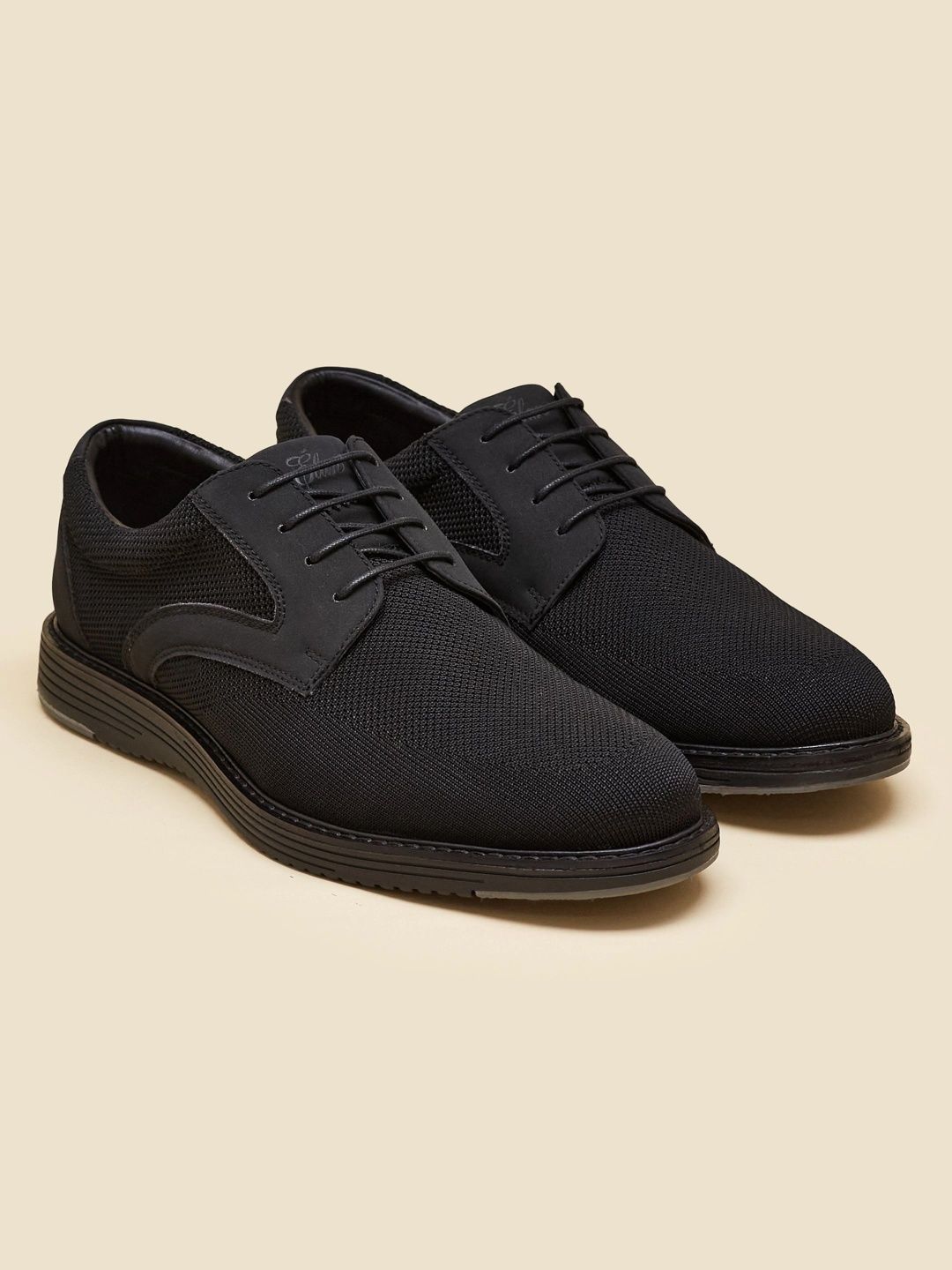 ELAN Men Textured PU Derbys Campus ELAN Men Textured PU Derbys