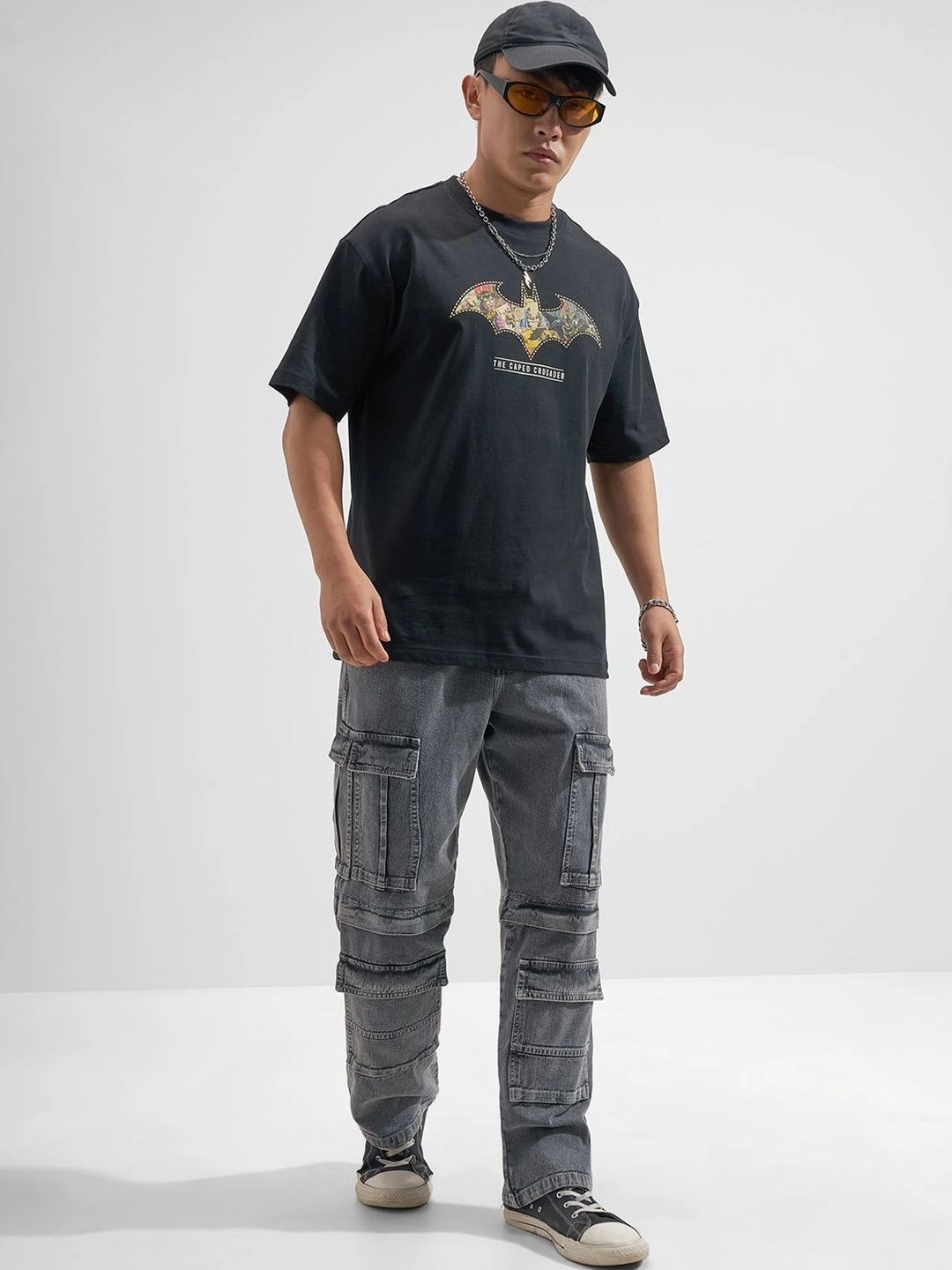 HIGHLANDER Men Batman Printed T-shirt