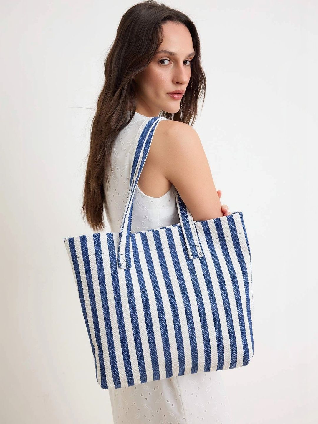 Trendyol Trendyol Striped Tote Bag
