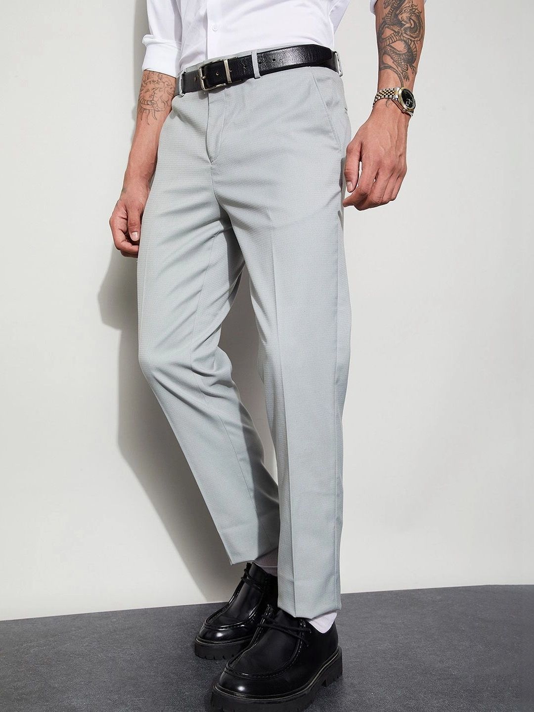 CODE by Lifestyle Men Easy Wash Trousers