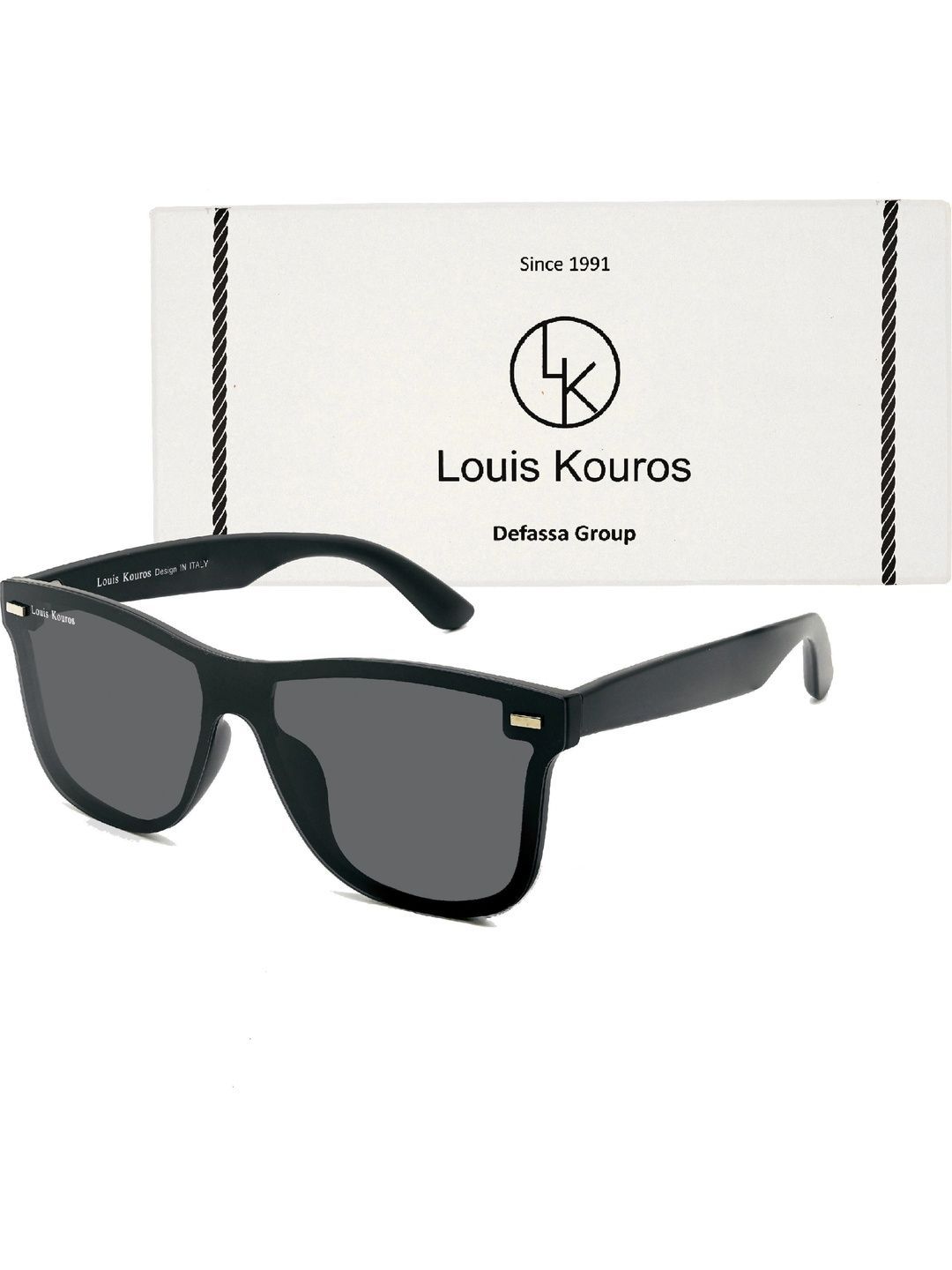 LOUIS KOUROS Unisex Wayfarer Sunglasses
