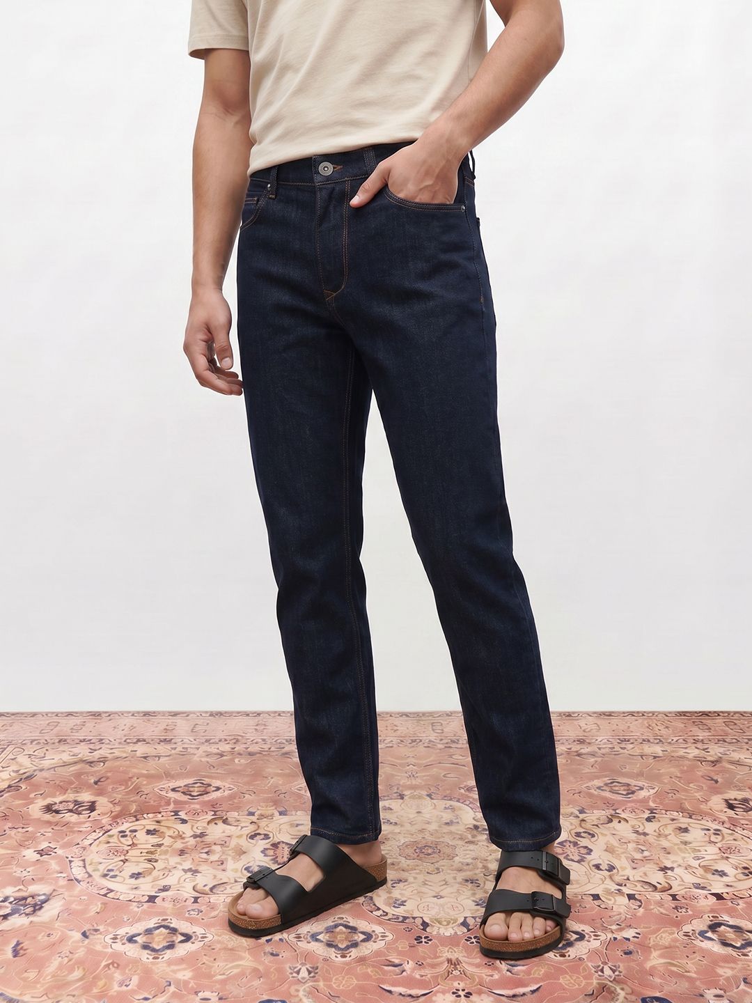 Mr Bowerbird Regular Fit Vintage Wash Stretchable Jeans