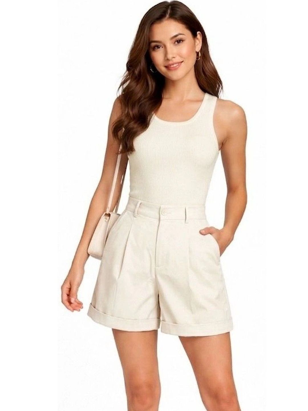 Kotty Women High-Rise Cotton Shorts