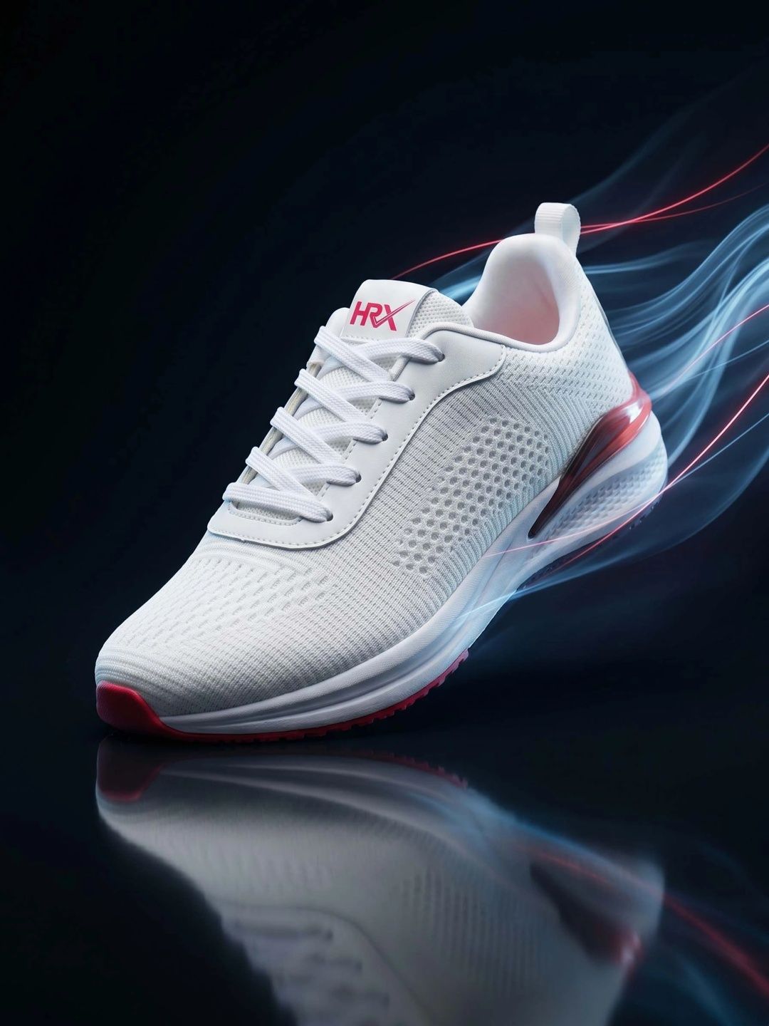 HRX by Hrithik Roshan HRX by Hrithik Roshan Women Off White Mesh Running Shoes