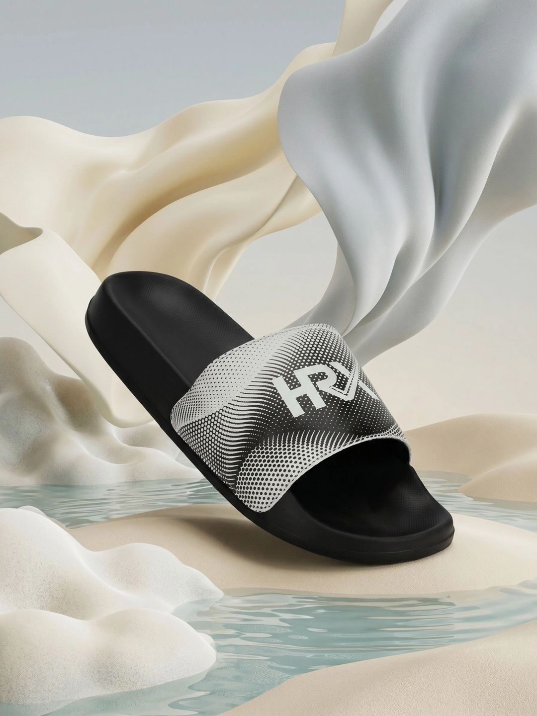 HRX by Hrithik Roshan Printed Sliders