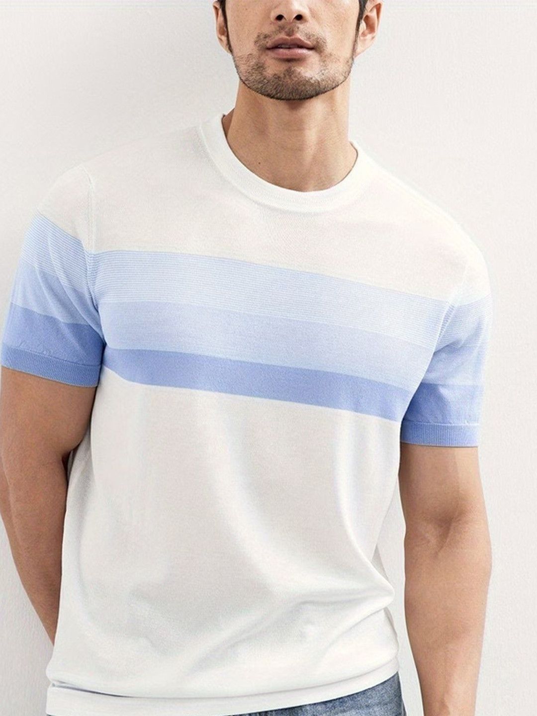 FABRIPPLE Men Striped T-shirt