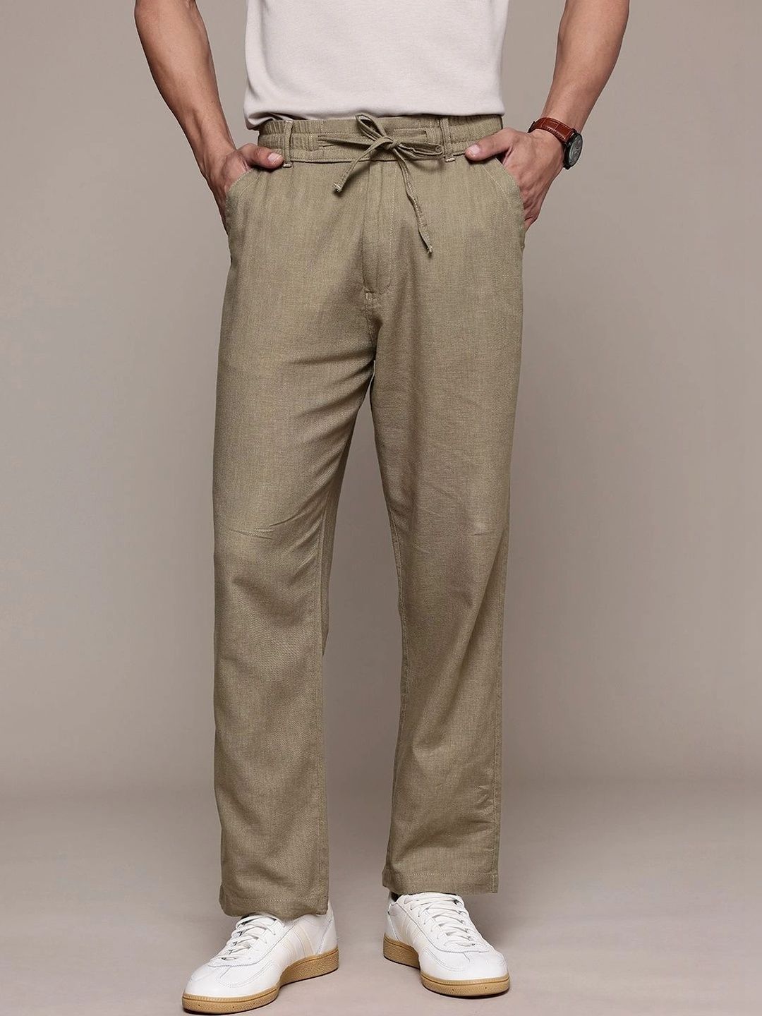 R.Code by The Roadster Life Co. Men Chinos Trousers