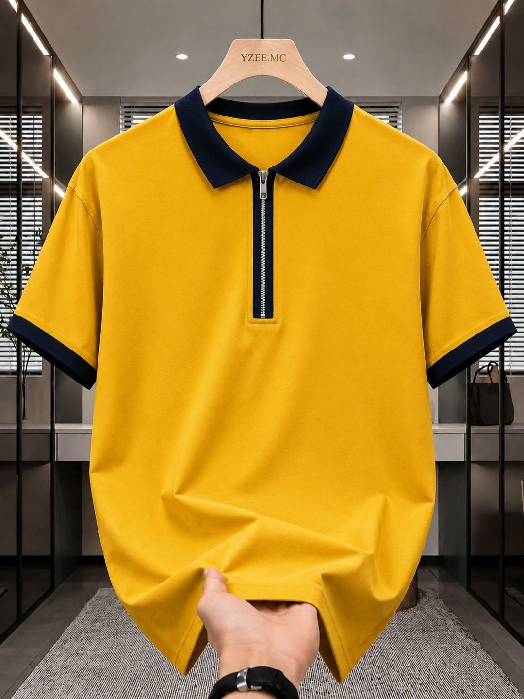 SCUBA Men Polo Collar T-shirt