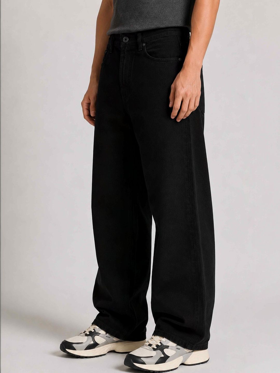 Mast & Harbour Men Comfort Relaxed Fit Mid-Rise Jeans