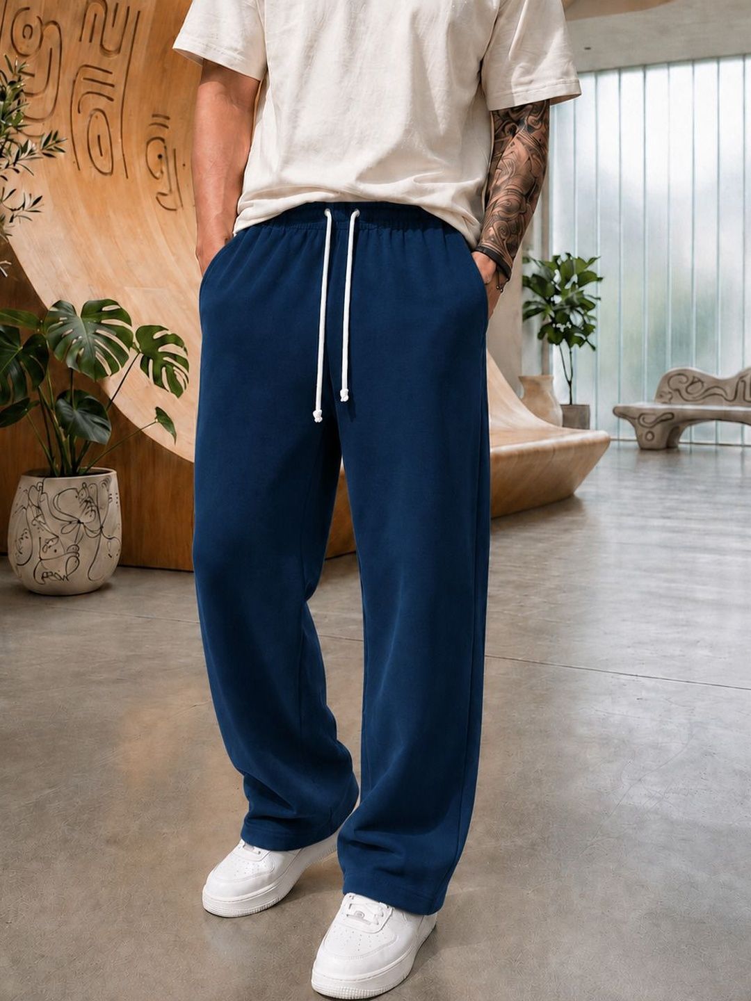 CORSICA Men Non Iron Pleated Trousers